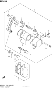 LS650 Передние тормоза