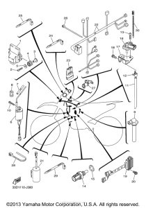 YZ450FAL Электрика