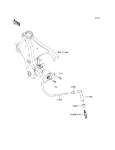 KLX250 Катушка зажигания