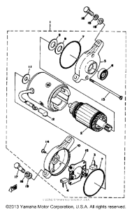 XS650SF Стартер