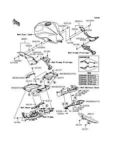 ZR1000 Боковые обтекатели