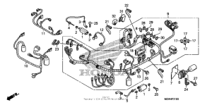 NT700V (ABS) Wire harness + ignition coil