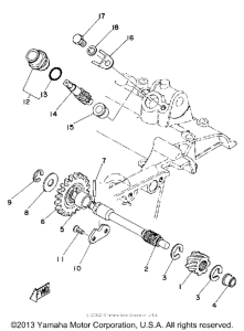 TZ250G Тахометр