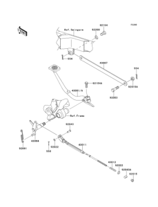 EJ800 Педаль тормоза