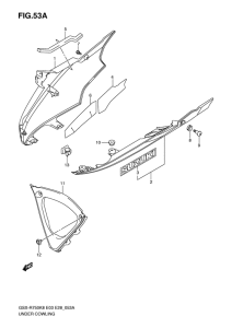 GSX-R750 Under cowling