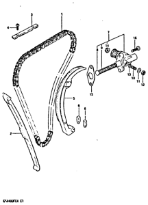 GSX400 Держатель направляющей