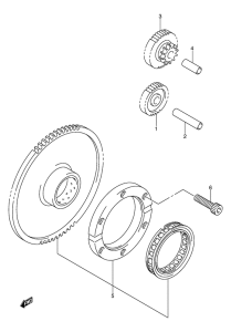 VL800 Муфта стартера