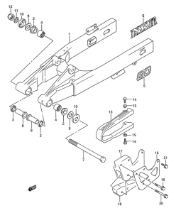 RM80 Маятник задний