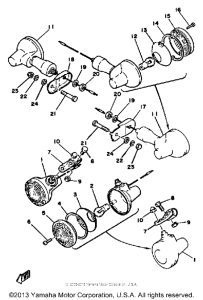 DT100H Поворотники