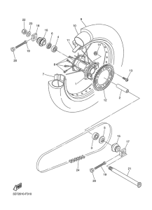 WR250X Переднее колесо