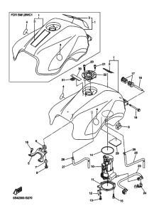 FZ6-NAHG Tank fuel