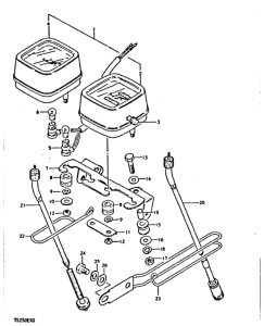 TS250 Спидометр-тахометр