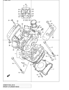 VZ800 Передняя головка цилиндров