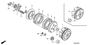 CRF100F Бендикс