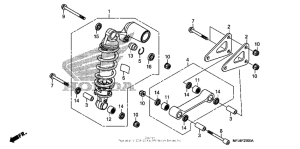  Задний амортизатор