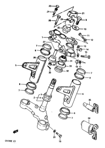 GR650 Траверса нижняя