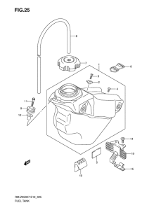 RM-Z250 Tank fuel
