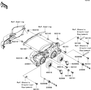 ZX1000 Фара