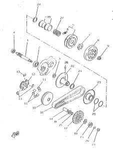 CW50RSX Сцепление