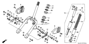 NE50 Front fork / front cushion