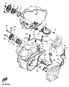 TT600R Масляный насос