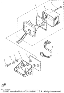 XT600EF Фонарь
