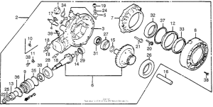 GL1100I Редуктор