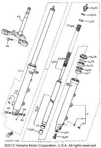 FZR1000U Передняя вилка