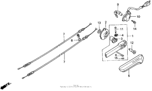 GL1500SE A / se reverse bar