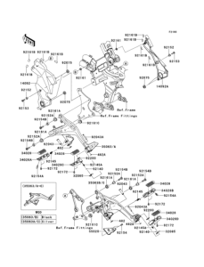 ER650 Подножки