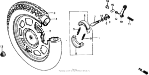 CH80 Переднее колесо