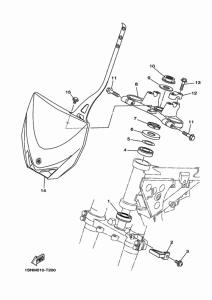 YZ85 ステアリング