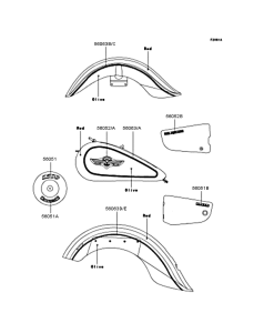VN1500 Наклейки