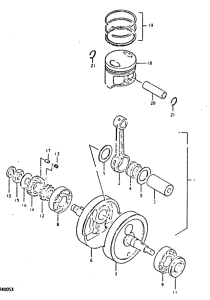 DR400 Вал коленчатый