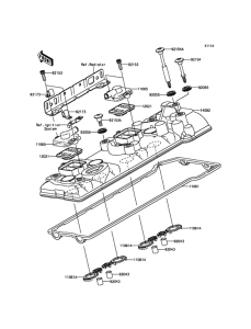 ZG1400 Крышка головки цилиндров