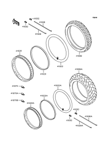 VN400 Колеса,покрышки