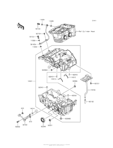 EX300 Картер двигателя