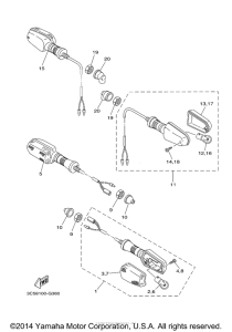 XT250DC Поворотники