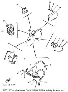 XV535EC Электрика