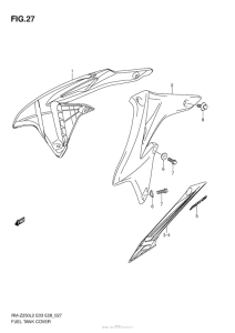 RM-Z250 Fuel Tank Cover