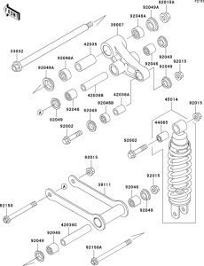 VN800 Подвеска  /  амортизатор