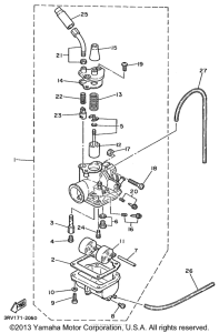 PW80L1 Карбюратор