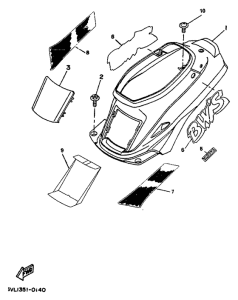 CW50 Side cover  /  oil tank