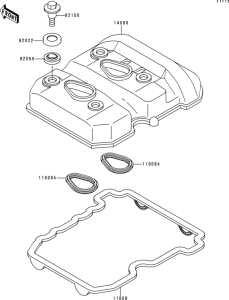 EX250 Крышка головки цилиндров