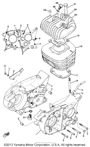 DT1MX Картер двигателя