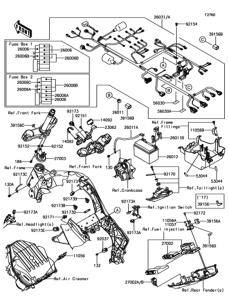 ZR1000 車体電装品