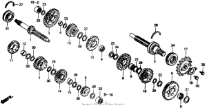 VTR250 Transmission 88