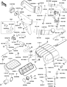 ZX750 Air cleaner(1 / 2)