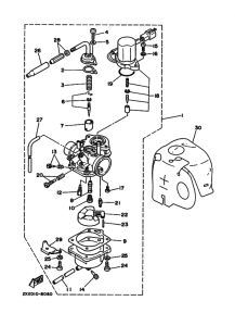 CG80Z Tobera  carburador