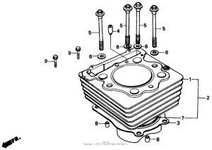 XR250R Цилиндры